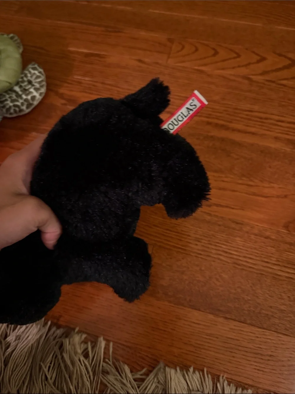 Plush Turtle and Bear Small-Pet Toy Set - Green & Black
